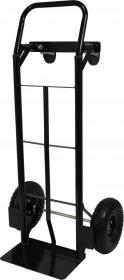 Wózek magazynowy dwufunkcyjny Udźwig: 150 kg czarny